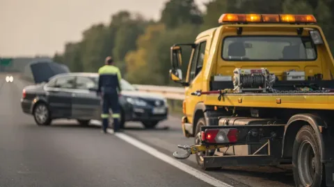 Holowanie elektryka linką? Zniszczysz auto w 5 minut. Sprawdź dlaczego